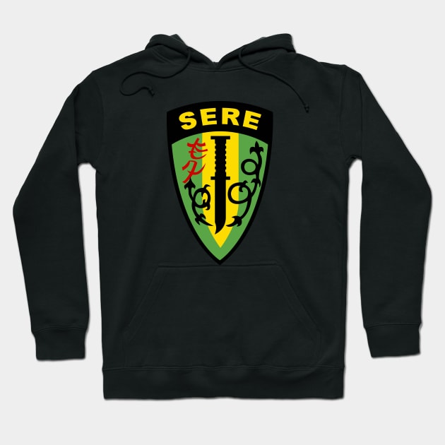 SERE Survival Evasion Resistance Escape School Hoodie by hobrath